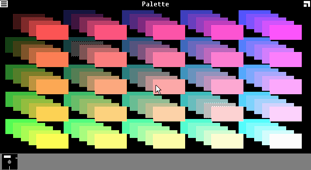 Windows 1.0 Beta Farbpalette