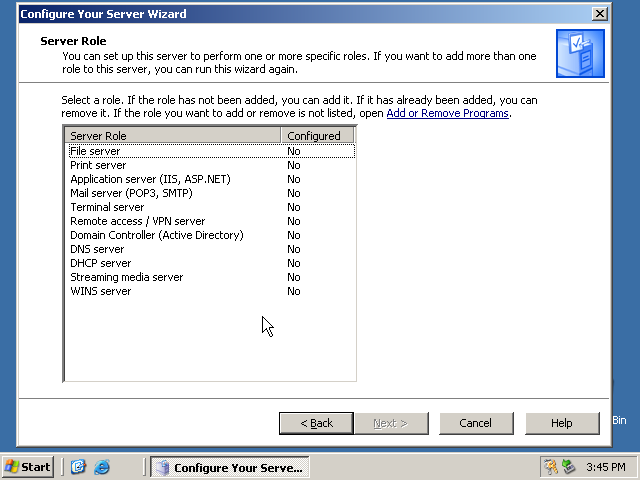 Server 2003 Datacenter Logon