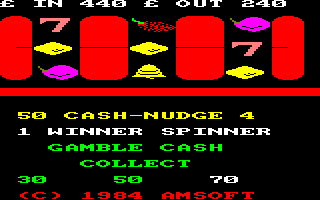 Screenshot of Fruit Machine