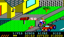 Screenshot of Paperboy