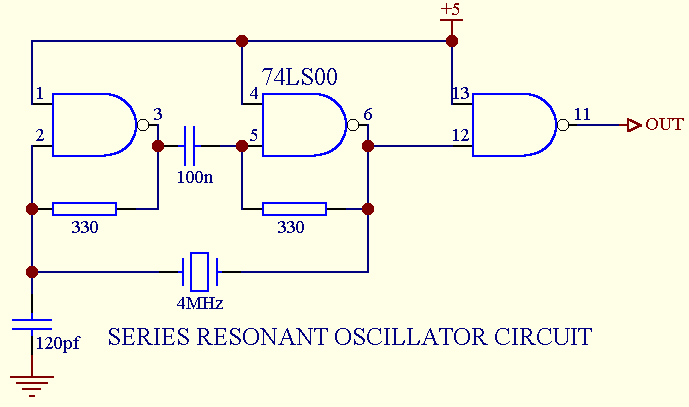 Series X-Tal osc